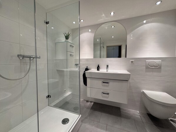 Shower, hair dryer, bidet