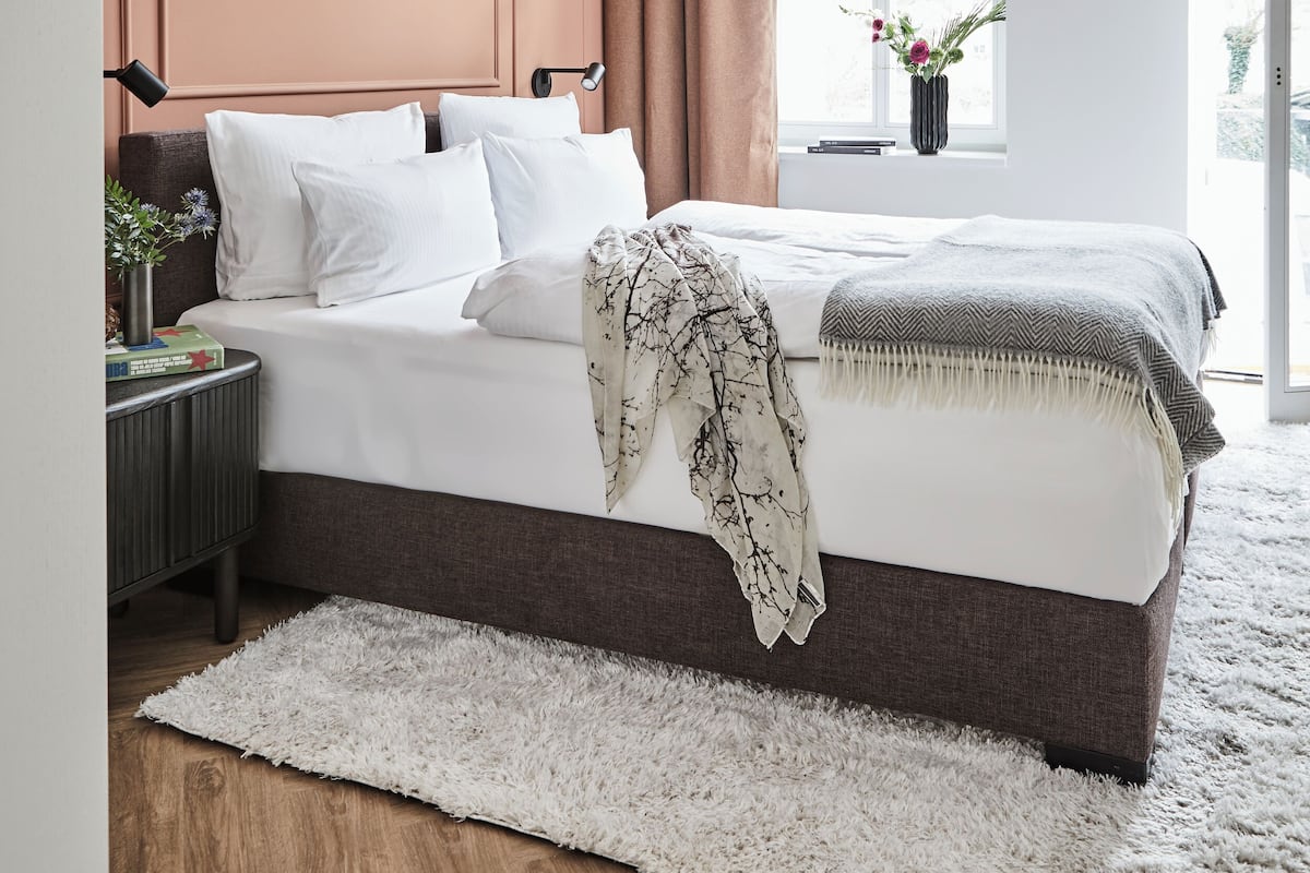 2 habitaciones, ropa de cama hipoalergénica y decoración personalizada