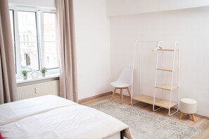 1 slaapkamer, reisbedje, gratis wifi, beddengoed