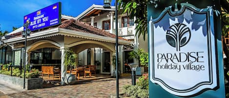 Fassade der Unterkunft