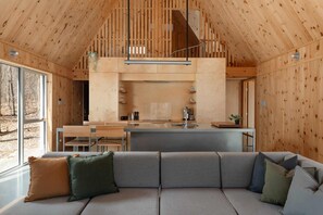 Fireplace, stereo, offices