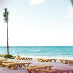Private beach, white sand, sun-loungers, beach umbrellas