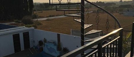 Villa, Balcony, Pool View | Balcony view