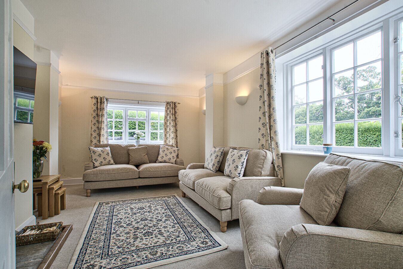 TV connectée, cheminée