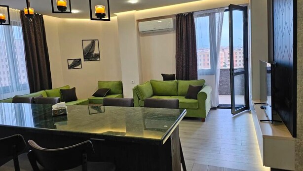 Luxury Apartment, City View | Living area | Printers - Lux Gyumri (Gyumri)