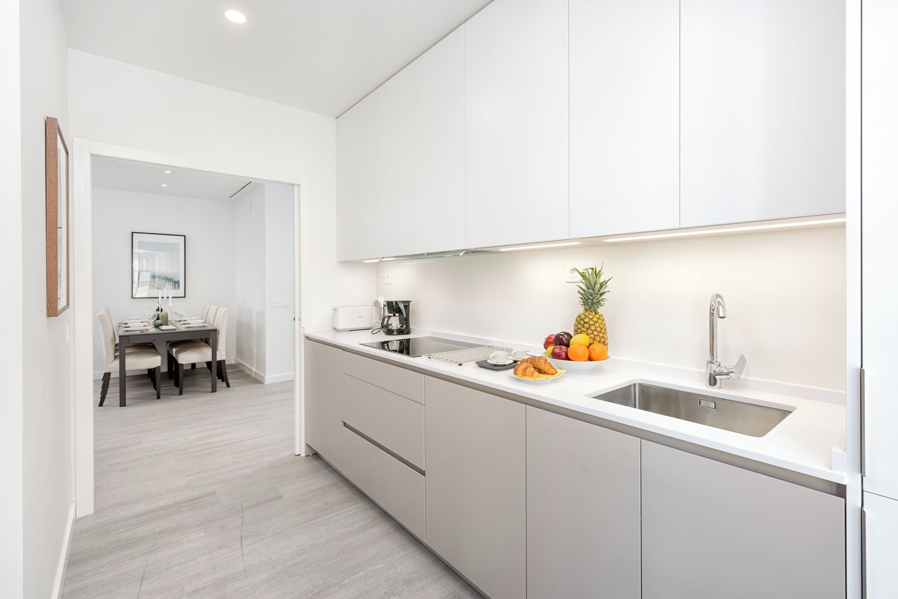 Exclusive Apartment, 3 Bedrooms | Private kitchen | Full-size fridge, microwave, oven, stovetop