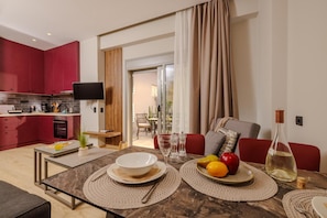 Living area - Jolly Suites (Heraklion)