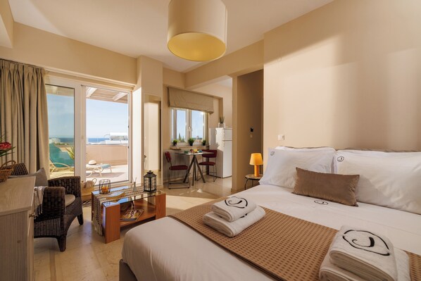 Studio with Terrace(roof garden) | Ropa de cama hipoalergénica y sistema de insonorización