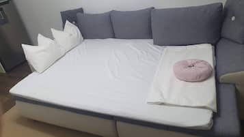 1 makuuhuone, silitysrauta/-lauta, ilmainen Wi-Fi, vuodevaatteet