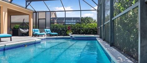 Una piscina climatizada