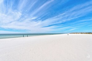 On the beach