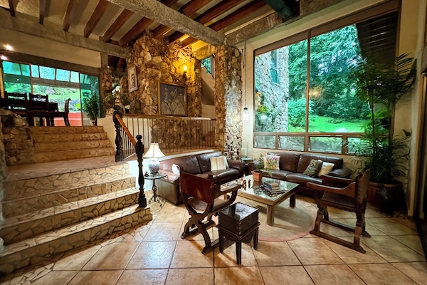 Lower level living room