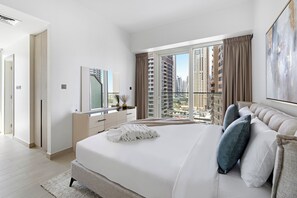Deluxe Apartment, Canal View | In-room safe, blackout drapes, iron/ironing board, free WiFi - ME DO RE residence (Dubai)