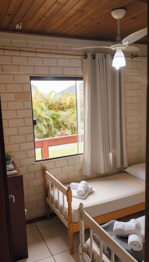 Departamento estándar, 2 habitaciones, cocina, vista al jardín | Wifi gratis y ropa de cama 