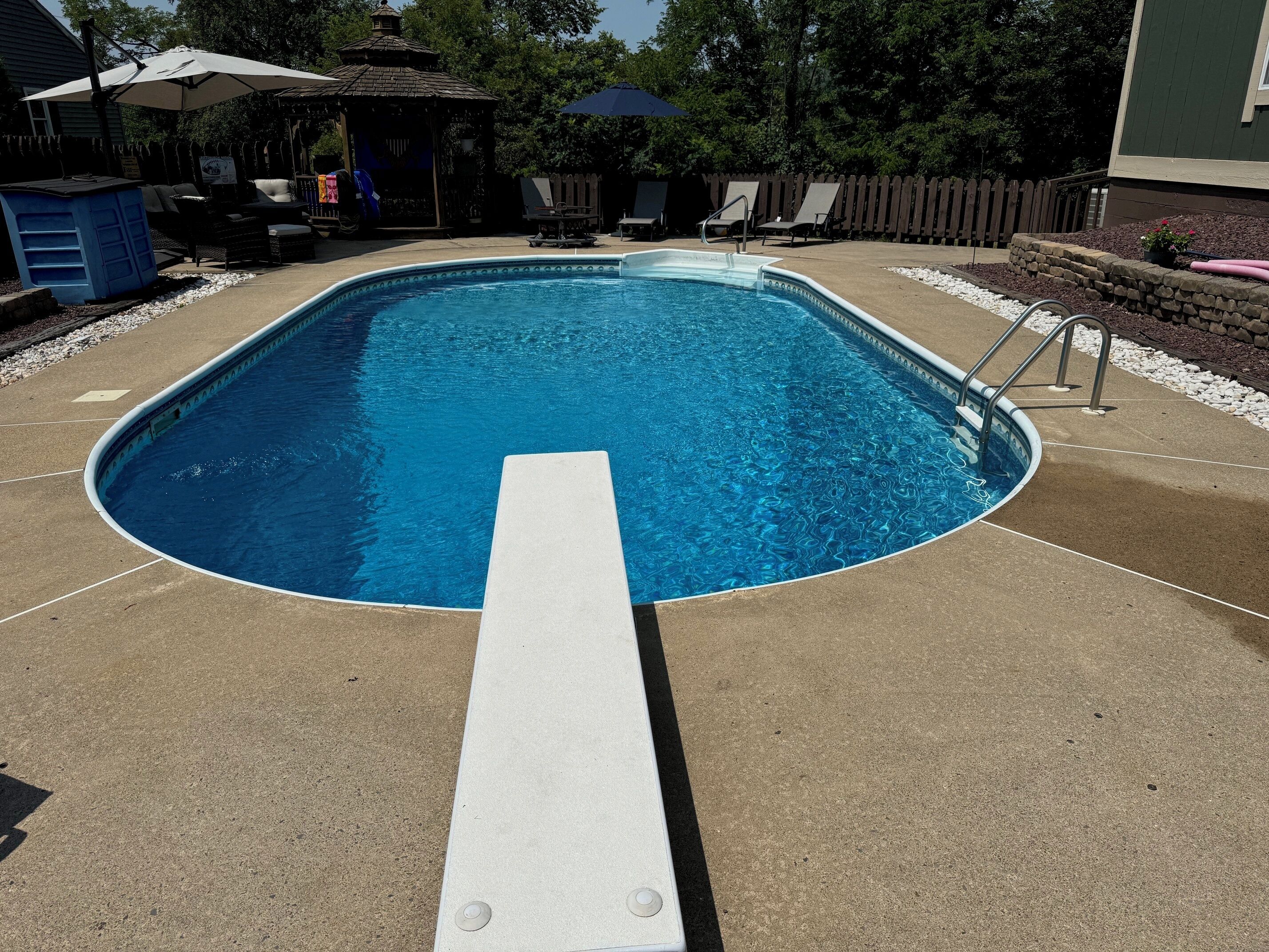 Una piscina climatizada
