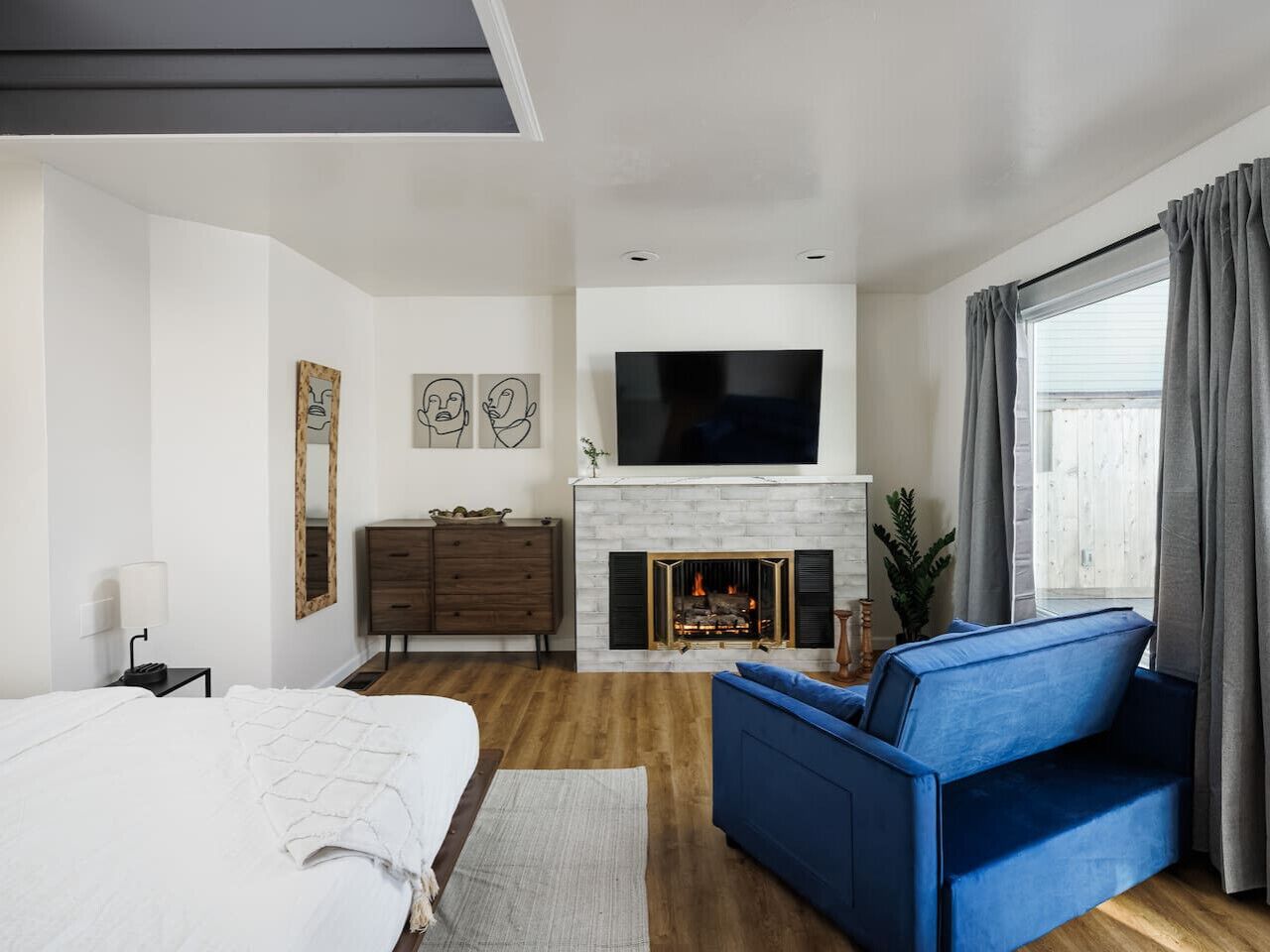 3 sovrum, skrivbord, strykjärn/strykbräda och wi-fi