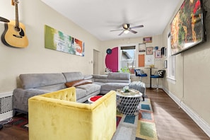 Living area - Electric Old Colorado City home near downtown: walk to bars, eats, arts, vibes!
 (Colorado Springs)
