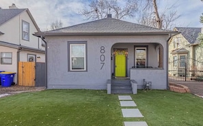 Exterior detail - Electric Old Colorado City home near downtown: walk to bars, eats, arts, vibes!
 (Colorado Springs)