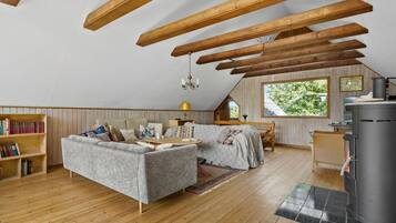 TV, fireplace, table tennis