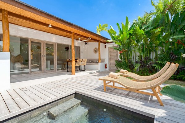 Eenvoudige villa | Terrein van de accommodatie