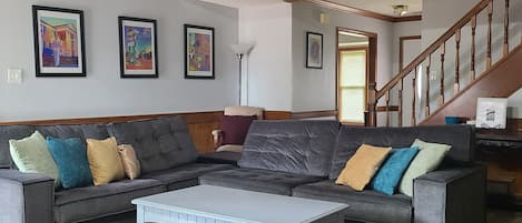 Smart TV y chimenea