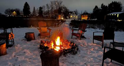 Glamping Near Glacier & Whitefish, 80 Acres, River Access, Mtn Views: Tent A