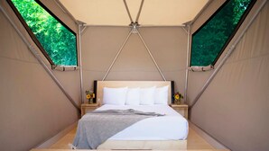 Unclassified image, 4 of 37, button - Glamping Near Glacier & Whitefish, 80 Acres, River Access, Mtn Views: Tent C3 (Kalispell)