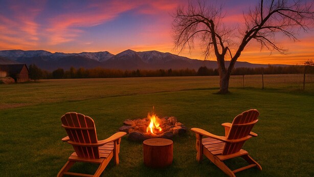 Unclassified image, 1 of 37, button - Glamping Near Glacier & Whitefish, 80 Acres, River Access, Mtn Views: Tent C3 (Kalispell)