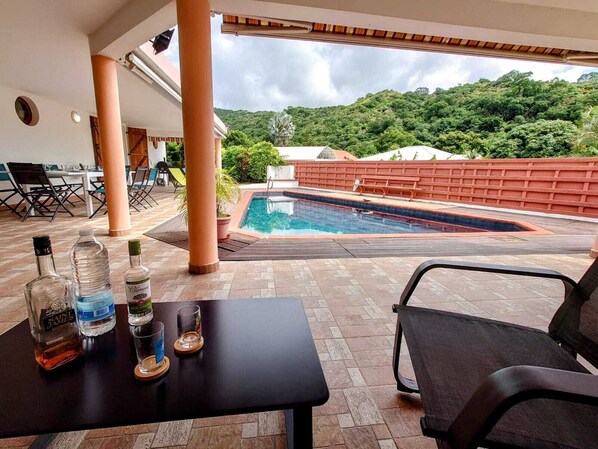 Pool - Villa Béliya 5ch 12 Pers Piscine mer Nord Caraïbe (Le Carbet)