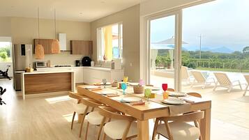 Chalé família | Opções para refeição