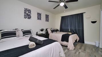 3 bedrooms, iron/ironing board, WiFi, bed sheets