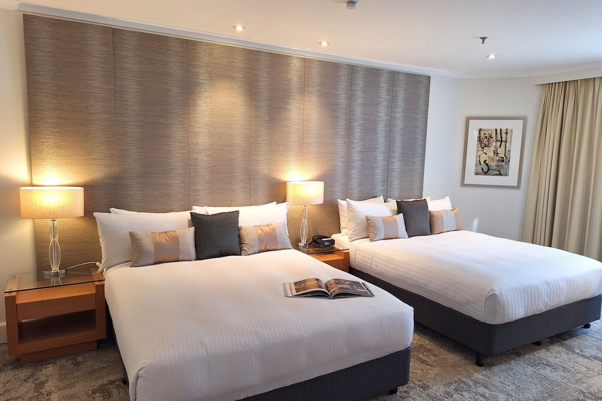 Standard Queen | 1 bedroom, desk, laptop workspace, iron/ironing board