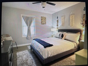 4 bedrooms, iron/ironing board, free WiFi, bed sheets
