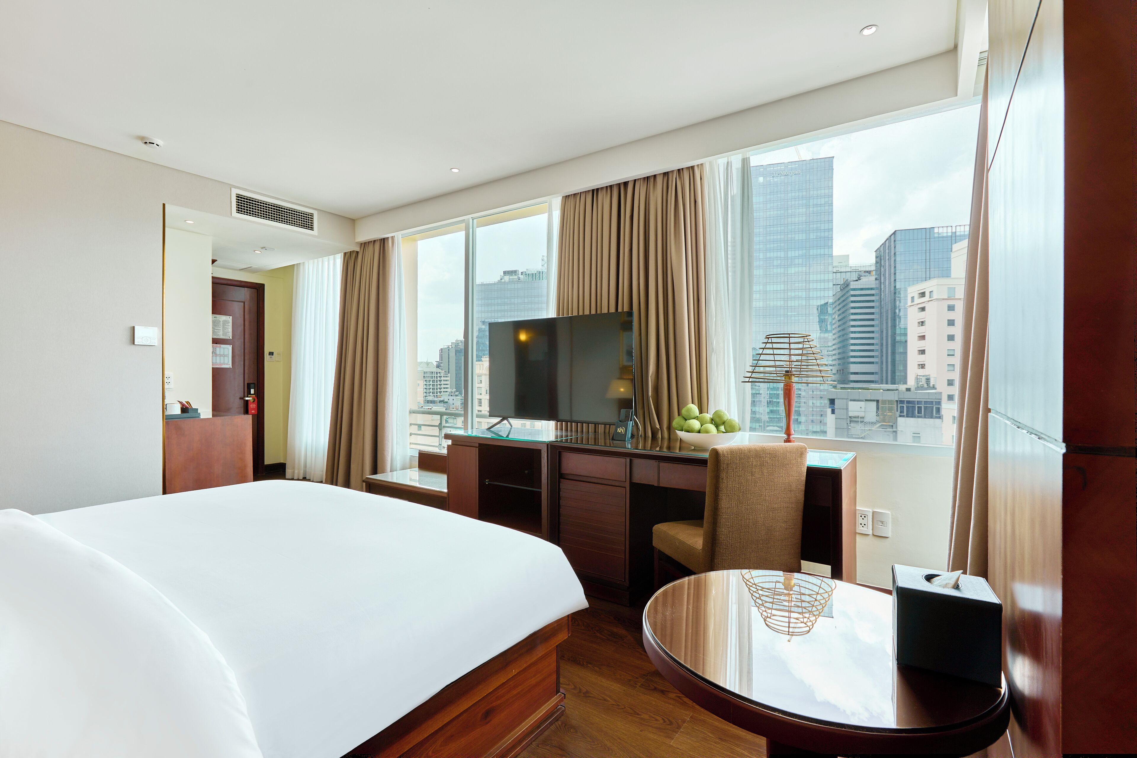 Grand tweepersoonskamer, uitzicht op de stad | Uitzicht op de stad