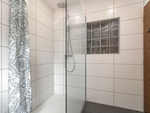 Shower, hair dryer