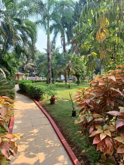  1 BHK  in serene & quaint  Siolim , swimming pool ,air conditioned with WIFI