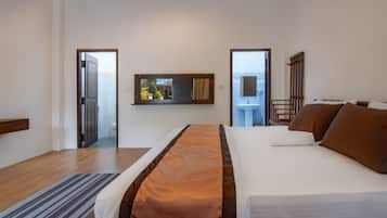 Deluxe Double Room, Pool View | Desk, laptop workspace
