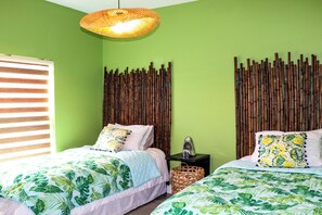 3 bedrooms, in-room safe, iron/ironing board, travel crib
