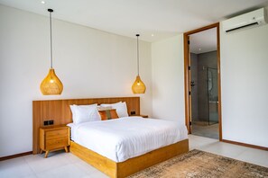 Villa, 3 soverom, bassengutsikt | 3 soverom, sengetøy i egyptisk bomull og sengetøy av topp kvalitet