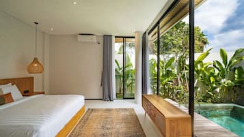 3 habitaciones y sábanas de algodón egipcio