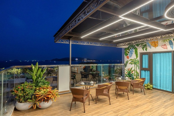 Terrasse sur le toit
