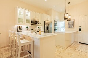 Fridge, microwave, dishwasher, coffee/tea maker - Greenlinks/Lely Condo-1st flr,end unit,Bldg.100/3BR,3BA ensuites/Upscale,Newly Renovated w/lk view (Naples)