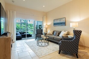 TV - Greenlinks/Lely Condo-1st flr,end unit,Bldg.100/3BR,3BA ensuites/Upscale,Newly Renovated w/lk view (Naples)