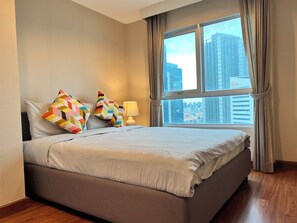 Free WiFi, bed sheets - Belle Rama9 Boutique Apartments (Bangkok)