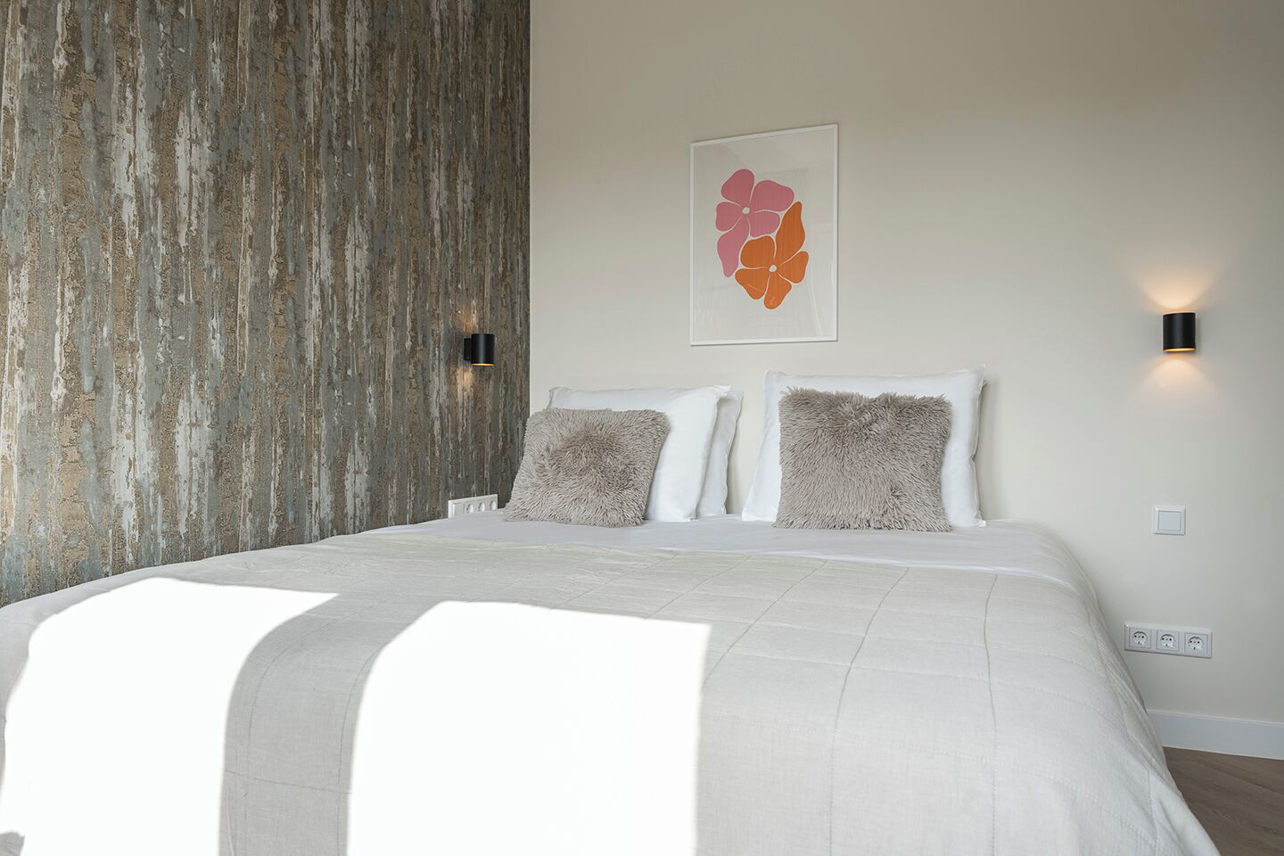 Sleep like royalty in our meticulously styled bedroom