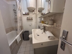 Hair dryer, towels