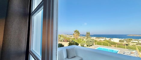 Chambre Deluxe, vue mer | Terrasse/Patio
