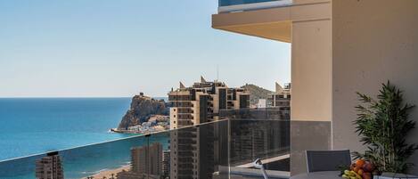 Vue depuis lâhĂ©bergement