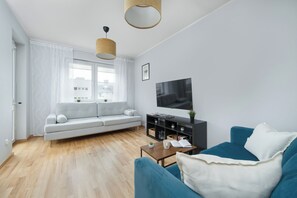 Apartment, 2 Bedrooms, 2 Bathrooms | Living room - Manganowa Two-level Apartment by Renters (Wroclaw)