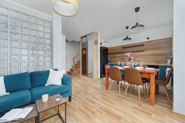 Apartment, 2 Bedrooms, 2 Bathrooms | Private kitchenette - Manganowa Two-level Apartment by Renters (Wroclaw)